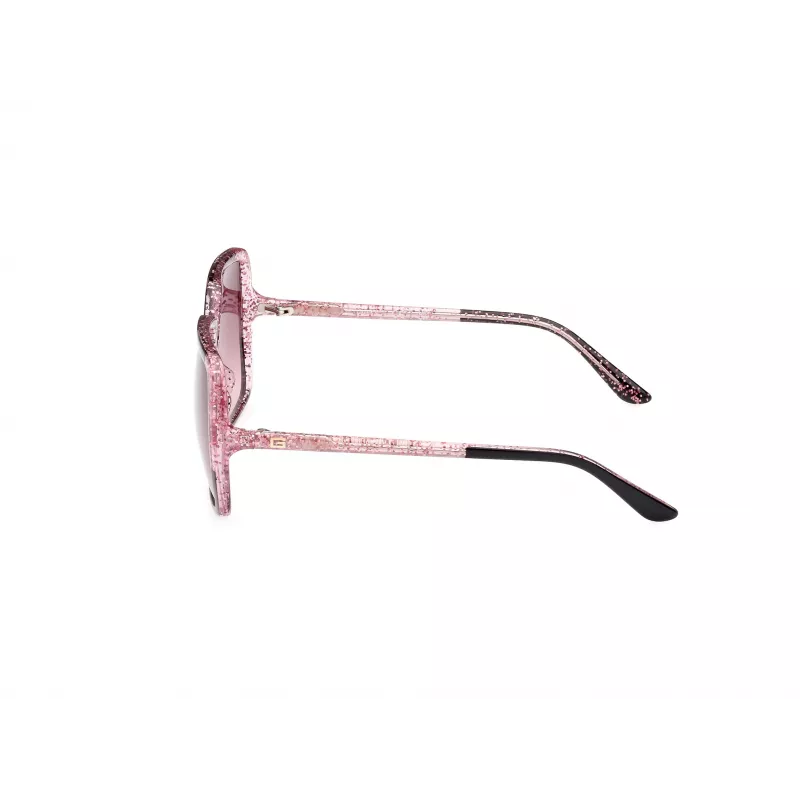 Okulary przeciwsłoneczne Guess Cat Eye dla kobiet GU7883-5601T Black Smoke Gradient 56/17/135 mm