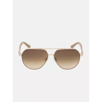 Okulary przeciwsłoneczne GUESS damskie GF00033-5932E Havana Brown Gradient Square 59mm