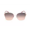 Okulary przeciwsłoneczne GUESS damskie GF00052-5928B, oprawka Havana, kwadratowa, soczewki brązowe gradientowe 59mm