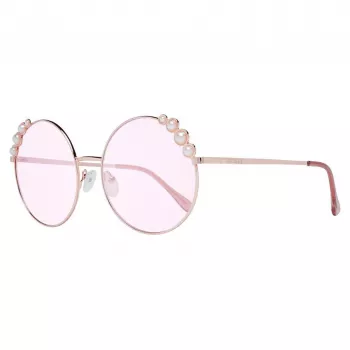 Okulary przeciwsłoneczne GUESS GF0355-28T damskie kocie oko - oprawka brązowa szylkretowa, soczewki brązowe gradientowe, 58 mm