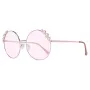 Okulary przeciwsłoneczne GUESS GF0355-28T damskie kocie oko - oprawka brązowa szylkretowa, soczewki brązowe gradientowe, 58 mm