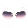 Okulary przeciwsłoneczne GUESS damskie GF0384-28T, brązowe oprawki w kolorze szylkretu, kształt motyla, soczewki gradientowe brązowe, 61 mm
