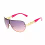 Okulary przeciwsłoneczne GUESS GO00037-0032U Cat Eye dla kobiet - czarna oprawka, szare soczewki gradientowe, UV400