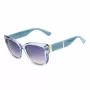 GUESS damskie okulary przeciwsłoneczne GO00051-5684W motylkowe 56/18/145 mm brązowe Havana