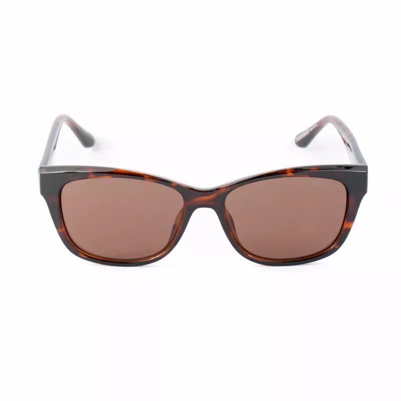 Okulary przeciwsłoneczne GUESS damskie GU00145-5452E w kształcie kociego oka, oprawka Havana, brązowe soczewki gradientowe, 54mm