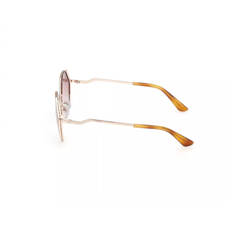 Okulary przeciwsłoneczne GUESS damskie GU7842S5833F Oversized Square, oprawka Havana, szkła brązowe gradientowe, 58mm