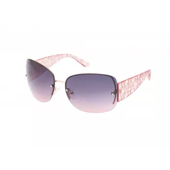 Okulary przeciwsłoneczne GUESS damskie, kwadratowe oversize GO00034-6528B Havana/Brown Tortoise