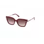Okulary przeciwsłoneczne GUESS damskie GF00015-5169T Brązowa Havana Kształt kwadratowy