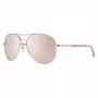 Okulary przeciwsłoneczne GUESS dla kobiet GF0295-28U Havana Butterfly Acetate Frame Brown Gradient Lens 60/17/135 mm