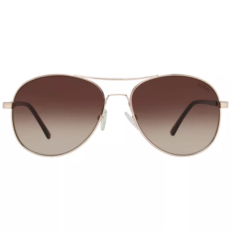 Okulary przeciwsłoneczne Guess damskie GF0295-33F Brąz Havana Motyl 60mm
