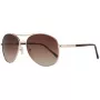 Okulary przeciwsłoneczne Guess damskie GF0295-33F Brąz Havana Motyl 60mm