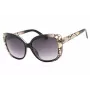 Okulary przeciwsłoneczne GUESS dla kobiet GF0383-05B Butterfly Cat-Eye Czarny Gradient Smoke 57mm