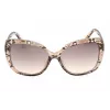 Okulary przeciwsłoneczne GUESS damskie GF0383-45F Butterfly Havana Acetate 57mm