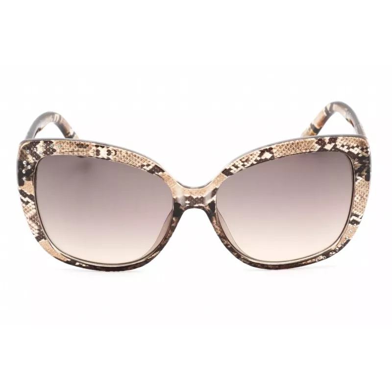 Okulary przeciwsłoneczne GUESS damskie GF0383-45F Butterfly Havana Acetate 57mm
