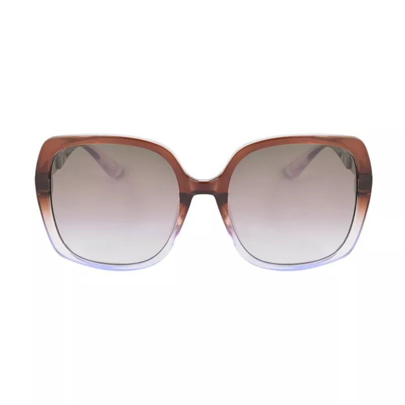 Okulary przeciwsłoneczne GUESS dla kobiet GF0406-5683Z Havana Brązowe Motyl Kocie Oko 56mm