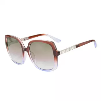 Okulary przeciwsłoneczne GUESS dla kobiet GF0406-5683Z Havana Brązowe Motyl Kocie Oko 56mm