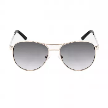 Okulary przeciwsłoneczne Guess GF0408-6132B Havana kwadratowa oprawka brązowe soczewki gradientowe 61mm