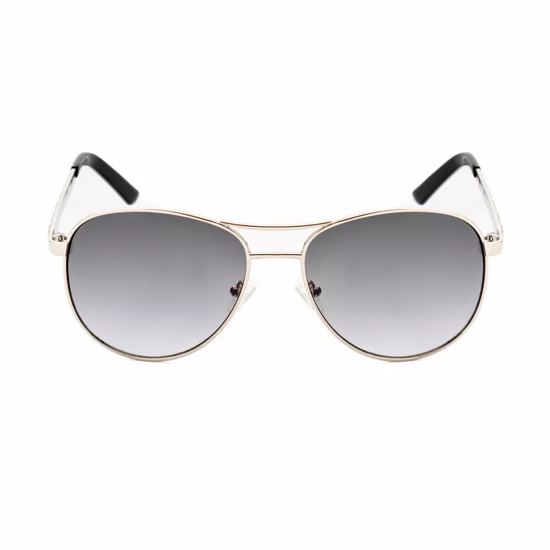 Okulary przeciwsłoneczne Guess GF0408-6132B Havana kwadratowa oprawka brązowe soczewki gradientowe 61mm