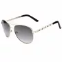 Okulary przeciwsłoneczne Guess GF0408-6132B Havana kwadratowa oprawka brązowe soczewki gradientowe 61mm