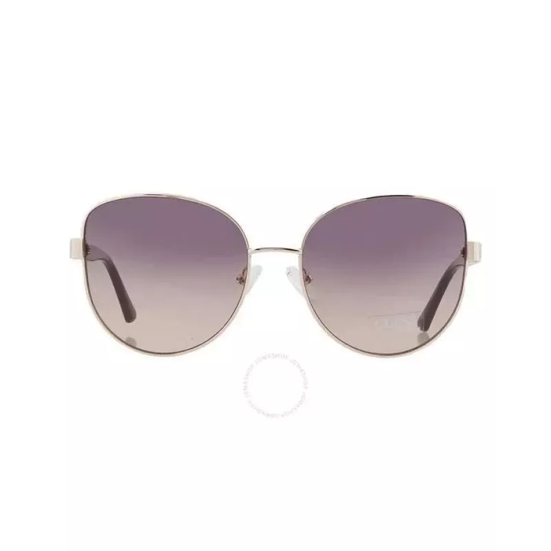 Okulary przeciwsłoneczne GUESS damskie GF6172-5932B Havana Brown Gradient Butterfly