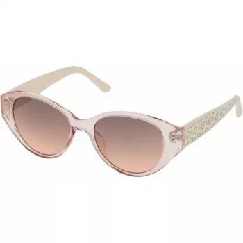 Okulary przeciwsłoneczne Guess GF6194-5347A - Oprawka Havana Brown Cat-Eye z brązowymi soczewkami gradientowymi - 53/17/140 mm