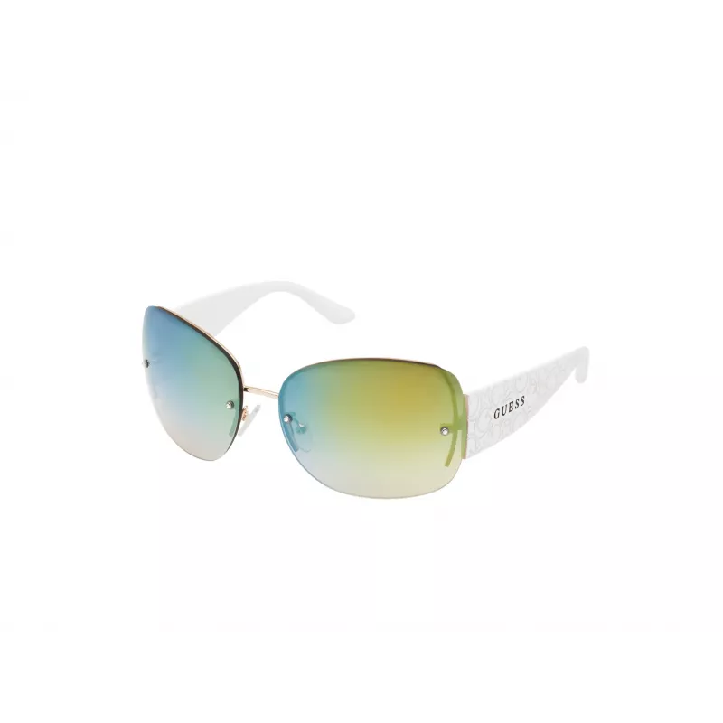 Okulary przeciwsłoneczne GUESS damskie GO00034-6532X oprawka Havana/Tortoise soczewki brązowe gradient 65mm
