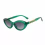Okulary przeciwsłoneczne GUESS dla kobiet GO00070-5593B Czarna kwadratowa oprawka, szare soczewki gradientowe 55mm
