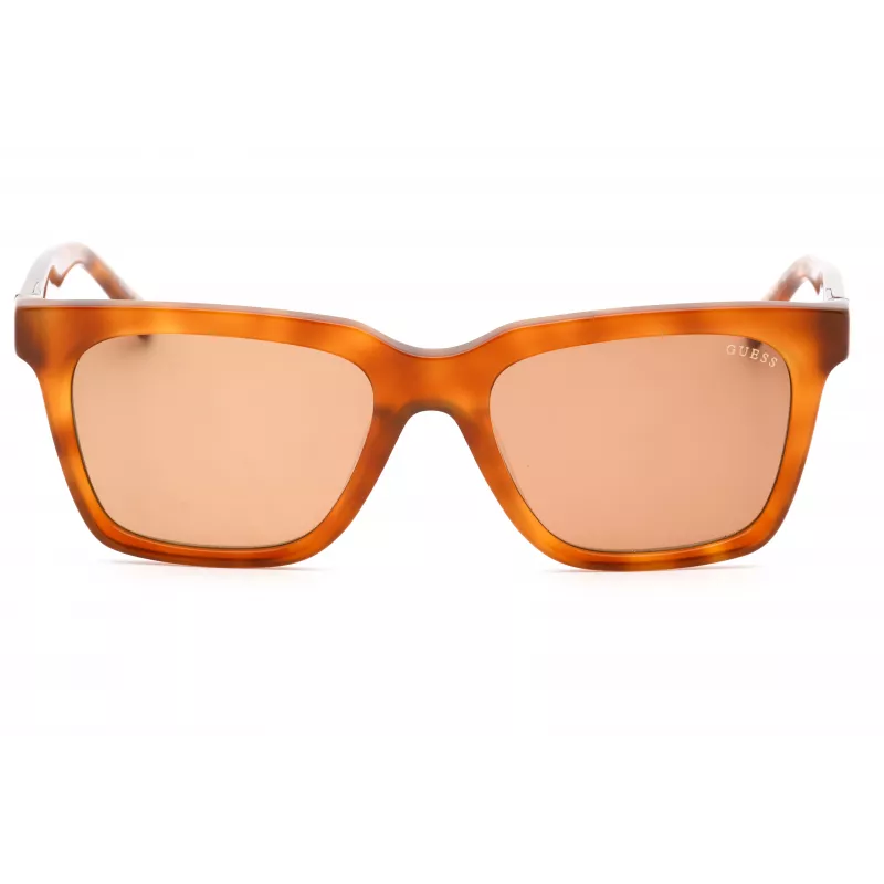 Okulary przeciwsłoneczne GUESS damskie GU00064-56E Havana/Brązowa oprawka kwadratowa 53mm