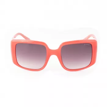 Okulary przeciwsłoneczne GUESS damskie GU00097-5372F - Błyszcząca czarna oprawka, soczewki gradientowe dymne, 53 mm