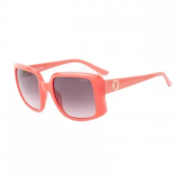 Okulary przeciwsłoneczne GUESS damskie GU00097-5372F - Błyszcząca czarna oprawka, soczewki gradientowe dymne, 53 mm