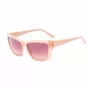 Okulary przeciwsłoneczne GUESS damskie GU00098-5557F Havana Acetate Square Frame Brown Gradient Lens 55/14/135 mm