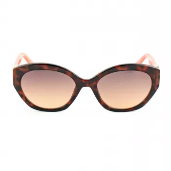 Okulary przeciwsłoneczne GUESS dla kobiet GU00104-5652F Havana Acetate Square Frame Brown Gradient Lens 56/19/140 mm