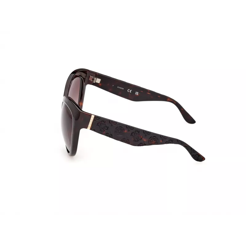 Okulary przeciwsłoneczne GUESS damskie GU00130-6152F - Błyszcząca czarna oprawka, soczewki gradientowe dymne