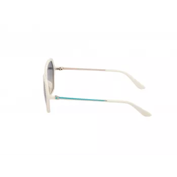Okulary przeciwsłoneczne GUESS damskie GU00134-5521P kwadratowe acetatowe polaryzacyjne UV400