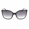 Okulary przeciwsłoneczne GUESS damskie GU00144-6001B Oversized Square Shiny Black Grey Gradient UV400