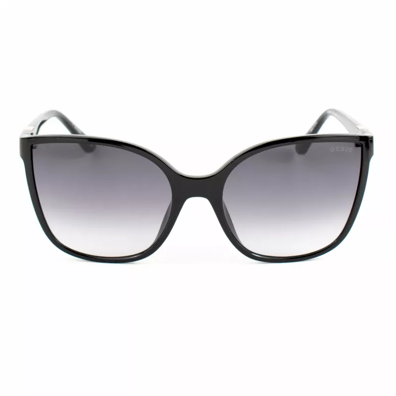 Okulary przeciwsłoneczne GUESS damskie GU00144-6001B Oversized Square Shiny Black Grey Gradient UV400