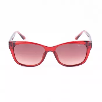 Okulary przeciwsłoneczne GUESS damskie GU00145-5466F - oprawka acetatowa, ochrona UV400, soczewki 54 mm