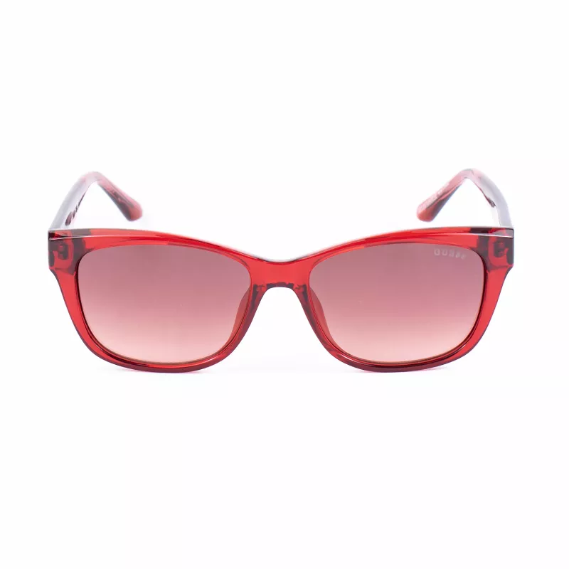 Okulary przeciwsłoneczne GUESS damskie GU00145-5466F - oprawka acetatowa, ochrona UV400, soczewki 54 mm