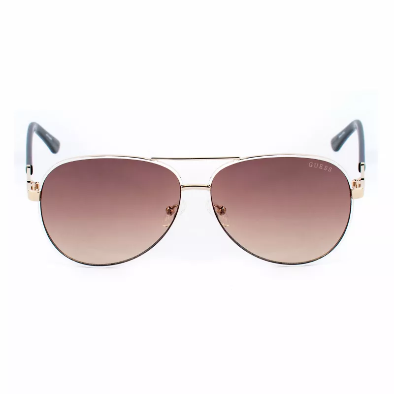 Okulary przeciwsłoneczne GUESS damskie GU00173-6021F Shiny Black Smoke Gradient 60mm
