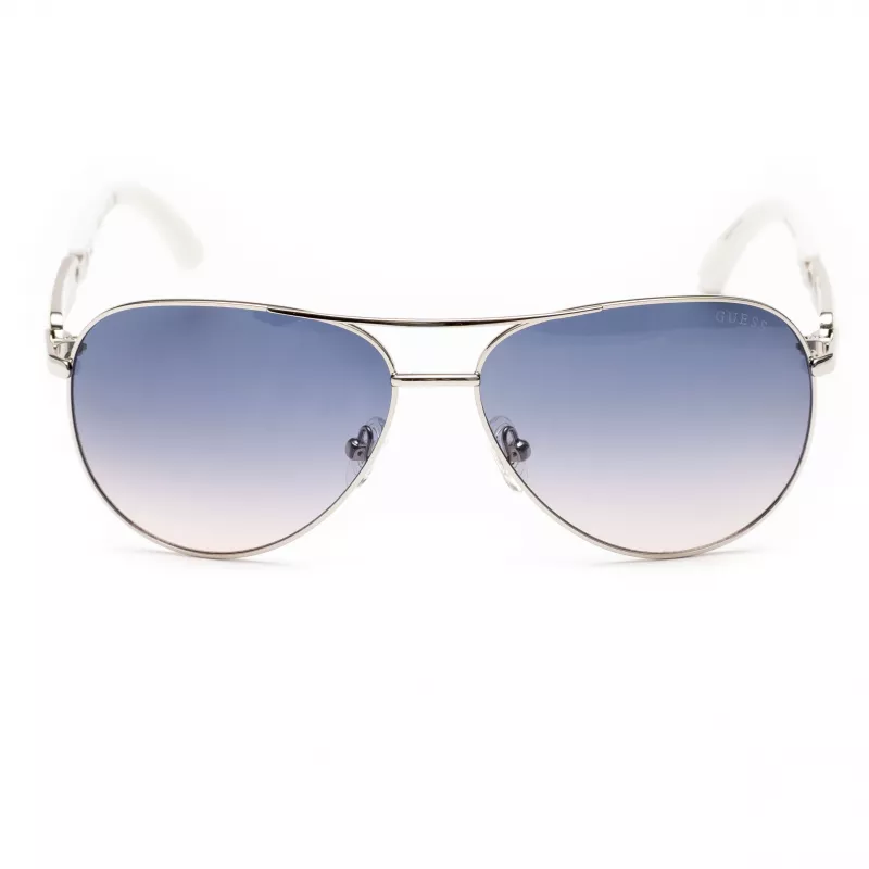 Okulary przeciwsłoneczne GUESS dla kobiet GU7295-6010W Brązowa oprawka motylkowa 60mm