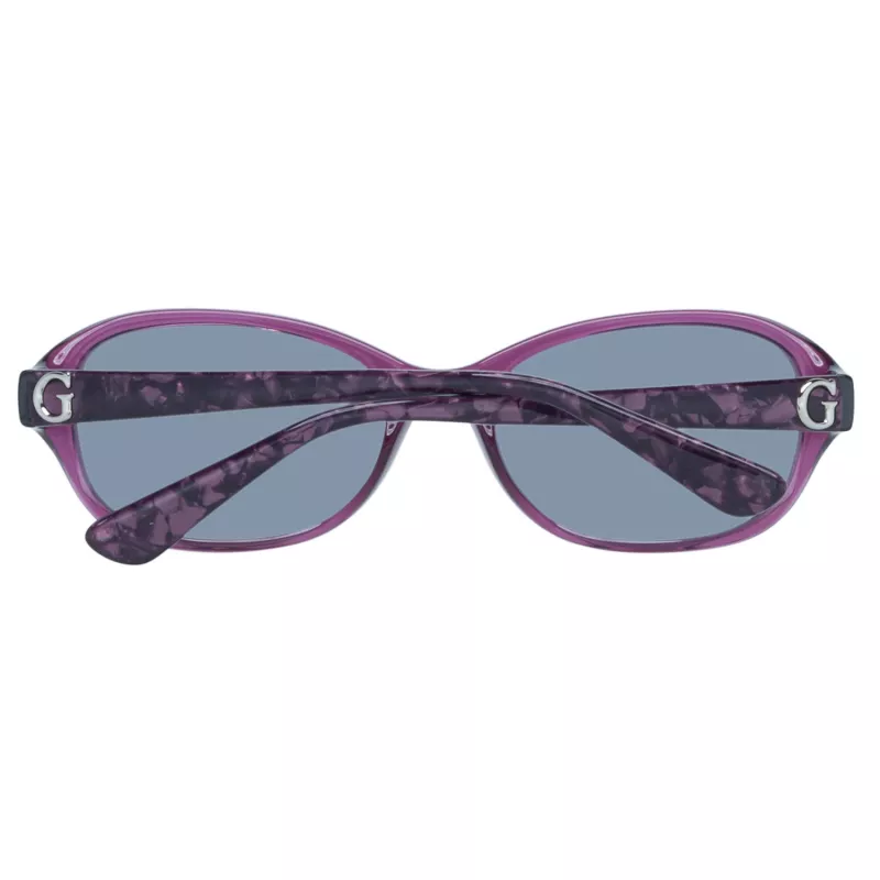 Okulary przeciwsłoneczne GUESS damskie GU7356PUR-357 Błyszczący fiolet Motyl/Kocie oko 57mm
