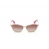 Okulary przeciwsłoneczne GUESS dla kobiet GU7639-28F Złota oprawka motyl/kocie oko Brązowe soczewki gradientowe UV400