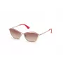 Okulary przeciwsłoneczne GUESS dla kobiet GU7639-28F Złota oprawka motyl/kocie oko Brązowe soczewki gradientowe UV400