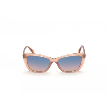 Okulary przeciwsłoneczne GUESS damskie GU7774-5574W Brąz Havana Kształt kwadratowy 55mm