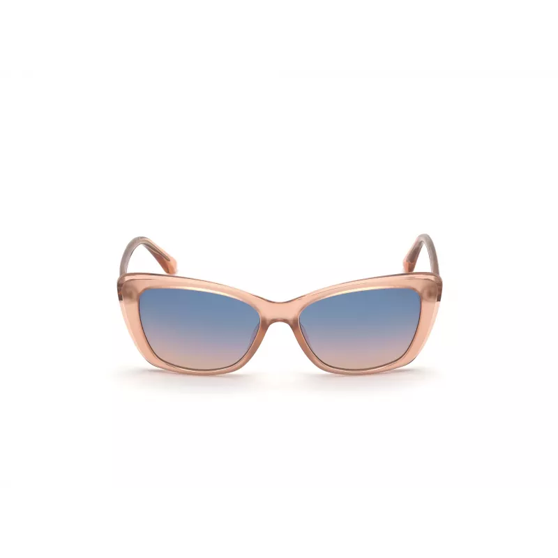 Okulary przeciwsłoneczne GUESS damskie GU7774-5574W Brąz Havana Kształt kwadratowy 55mm