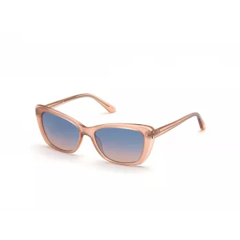 Okulary przeciwsłoneczne GUESS damskie GU7774-5574W Brąz Havana Kształt kwadratowy 55mm