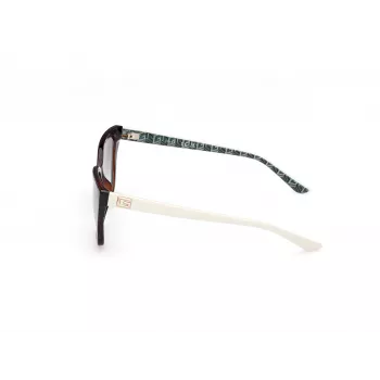 Okulary przeciwsłoneczne GUESS dla kobiet GU7919-5852P - Kwadratowa oprawka, soczewki polaryzacyjne Smoke, 58mm