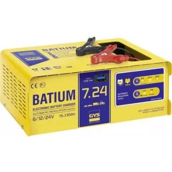 GYS BATIUM 7-24 6/12/24V Inteligentna ładowarka do akumulatorów 15-130Ah, 11/3-7A, 210W 024502