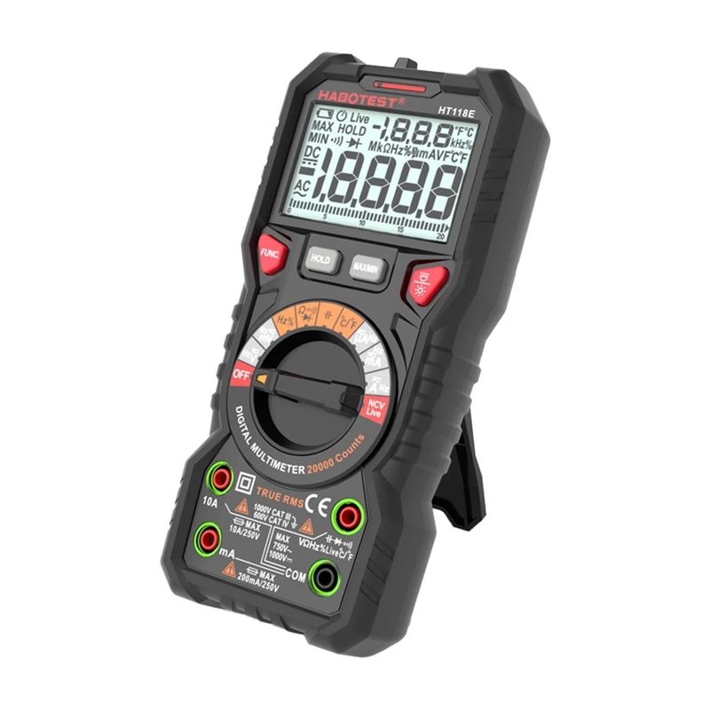 Habotest HT118E Uniwersalny Miernik Cyfrowy True RMS NCV