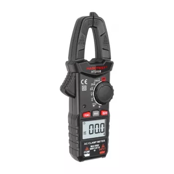 Habotest HT200B Cyfrowy miernik cęgowy, True RMS 6000 zliczeń, NCV, napięcie AC/DC, prąd AC do 600A, pomiar pojemności, częstotliwości i temperatury